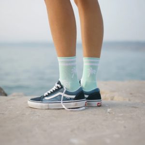 Chaussettes de skate Beach bum - Mid- Snapp Wear