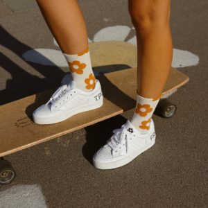 Chaussettes de skate Flower Power - Mid- Snapp Wear