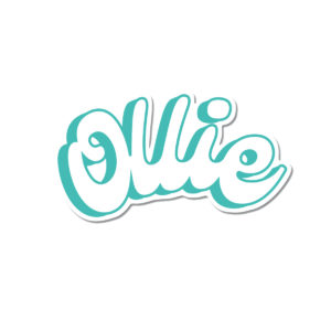 Autocollant Ollie 6.5 cm x 3.6 cm