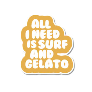 Autocollant All I need 5.4 cm x 6 cm